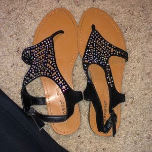 Black sandals